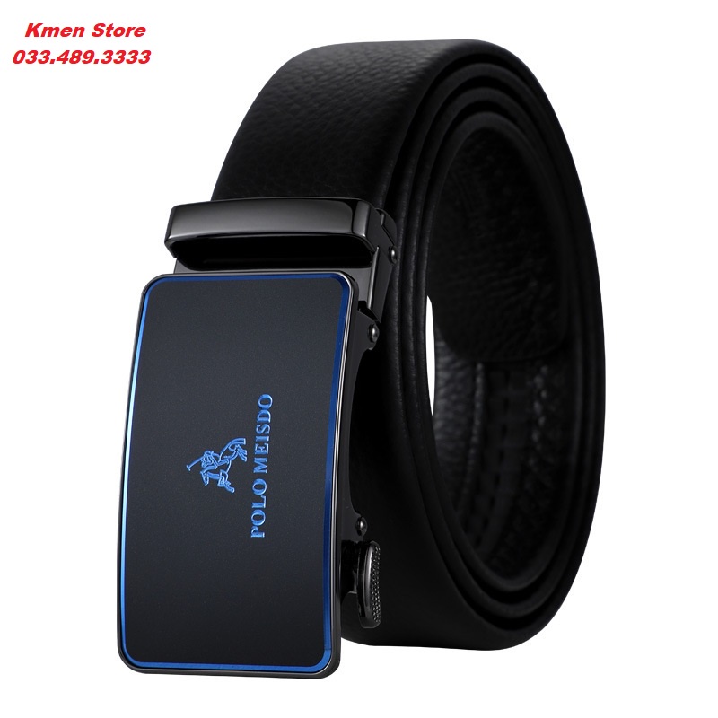 Thắt Lưng Nam Dây Nịt Nam Da Bò Thật Cao Cấp POLO MEISDO Sang Trọng Kiểu Dáng Hàn Quốc PL24