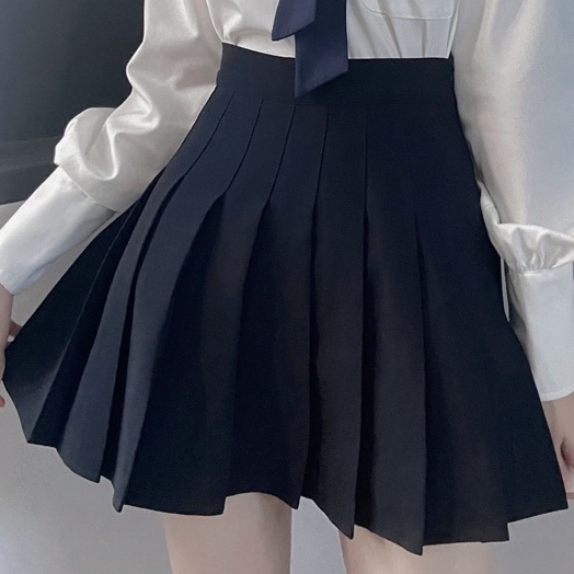 Set Áo Tay Dài Và Chân Váy Lưng Cao Phong Cách Hàn Quốc Thời Trang Cho Nữ