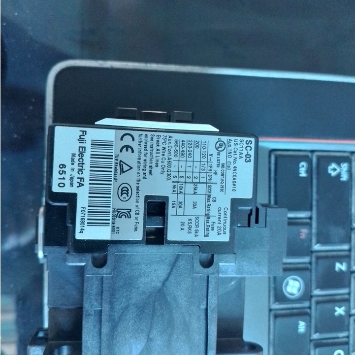 Khởi động từ 3 pha Fuji SC-03 380V Made in Japan, Contactor 3 pha