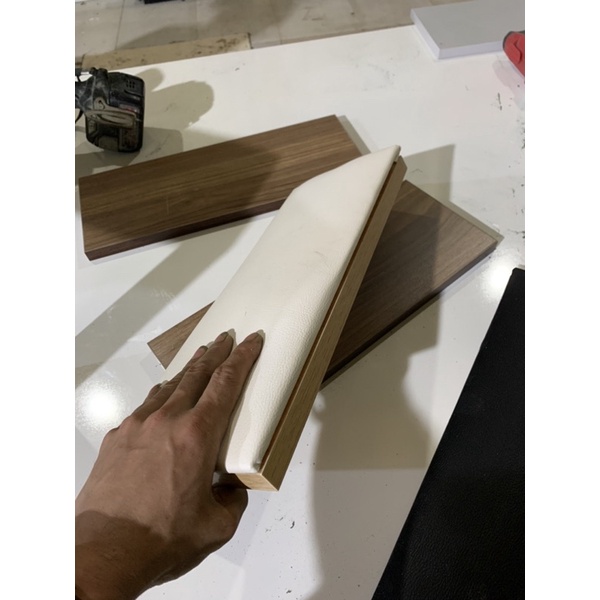 Kệ lót tay Phụ Kiện Nail - Gối Kệ Kê Tay, gỗ kết hợp bọc da