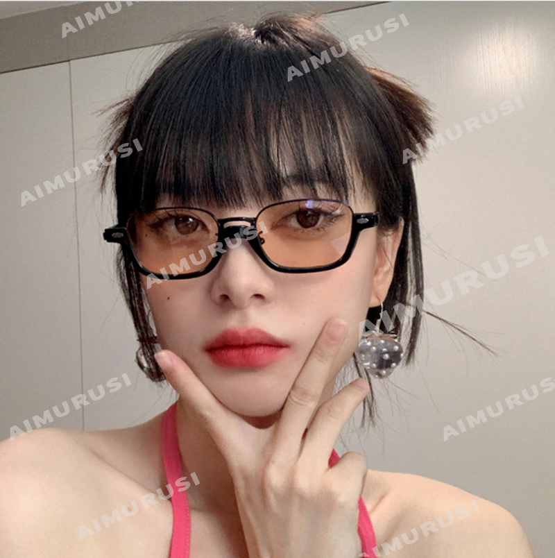 COD Kính mát thiết kế hình oval phong cách Hàn Quốc thời trang dành cho nữ