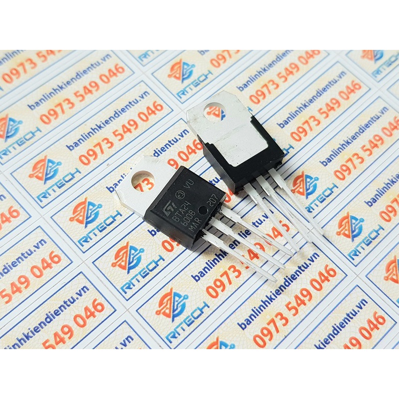 [Combo 5 chiếc] BTA24-600B, BTA24-600C Triac 24A 600V TO-220