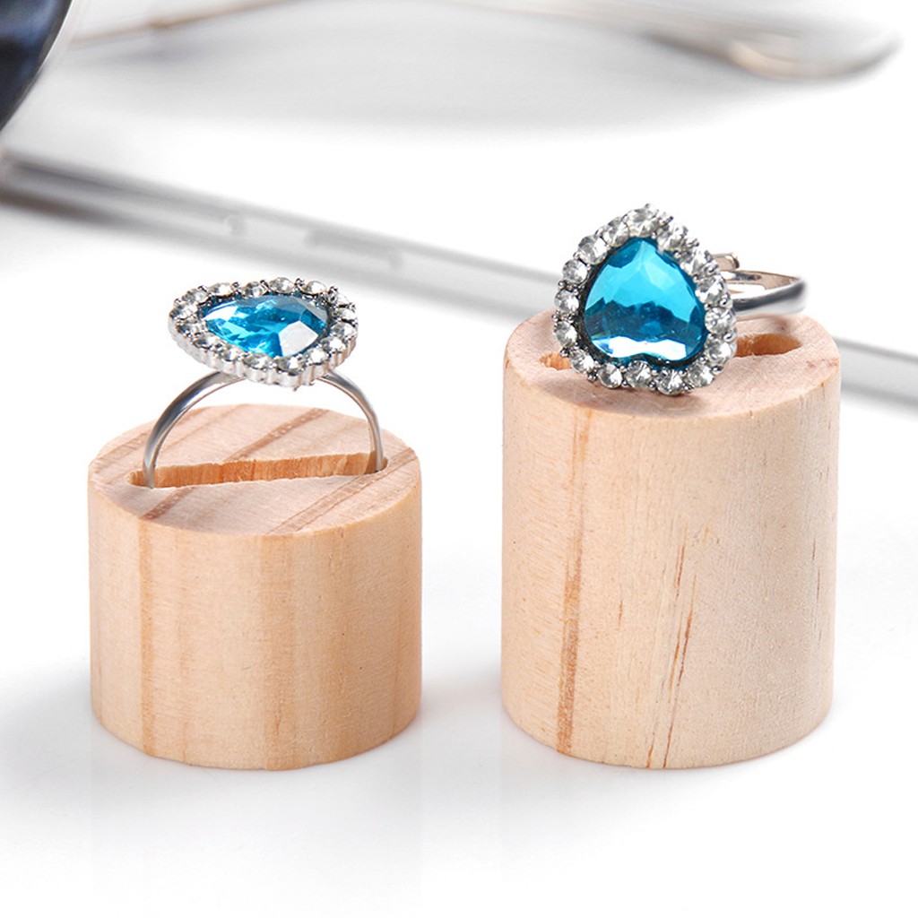 Bộ 5 giá gỗ trưng bày nhẫn trang sức tiện lợi