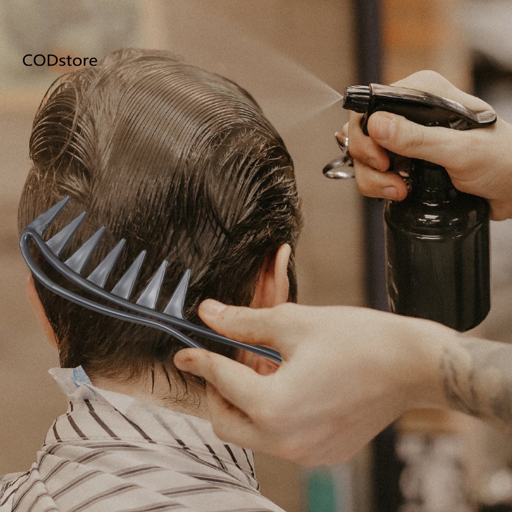 Lược Chải Tóc Xoăn Bằng Nhựa Răng Cá Mập Màu Kẹo Dùng Được Cả Khi Tạo Kiểu Tóc Khô Và Ướt