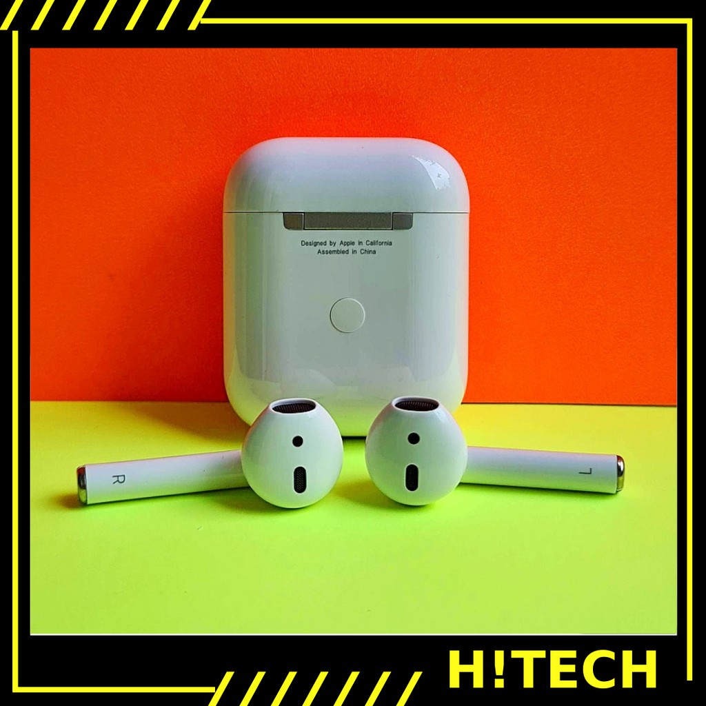 Tai nghe bluetooth [Hitech.net ] Tai nghe blutooth không dây nhét tai có mic, định vị đổi tên , sạc không dây như airpod