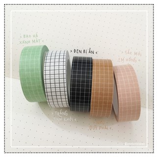 CUỘN BĂNG KEO WASHI TAPE CARO
