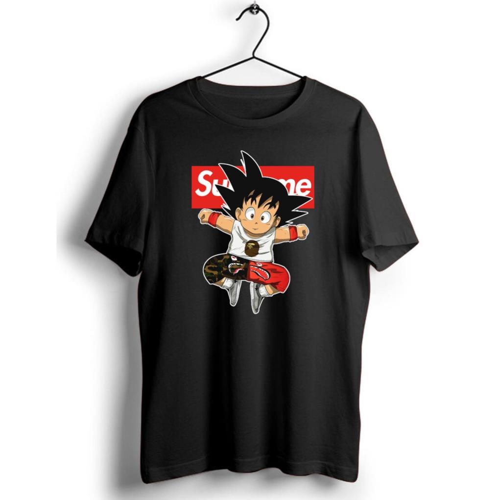 Áo thun SONGOKU SUPREME Nam Nữ (Đen, Trắng) áo chất xịn