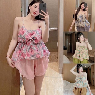 Đồ bộ nữ, đồ ngủ tiểu thư, đồ bộ dễ thương, vải voan cao cấp, quần lụa mềm mịn