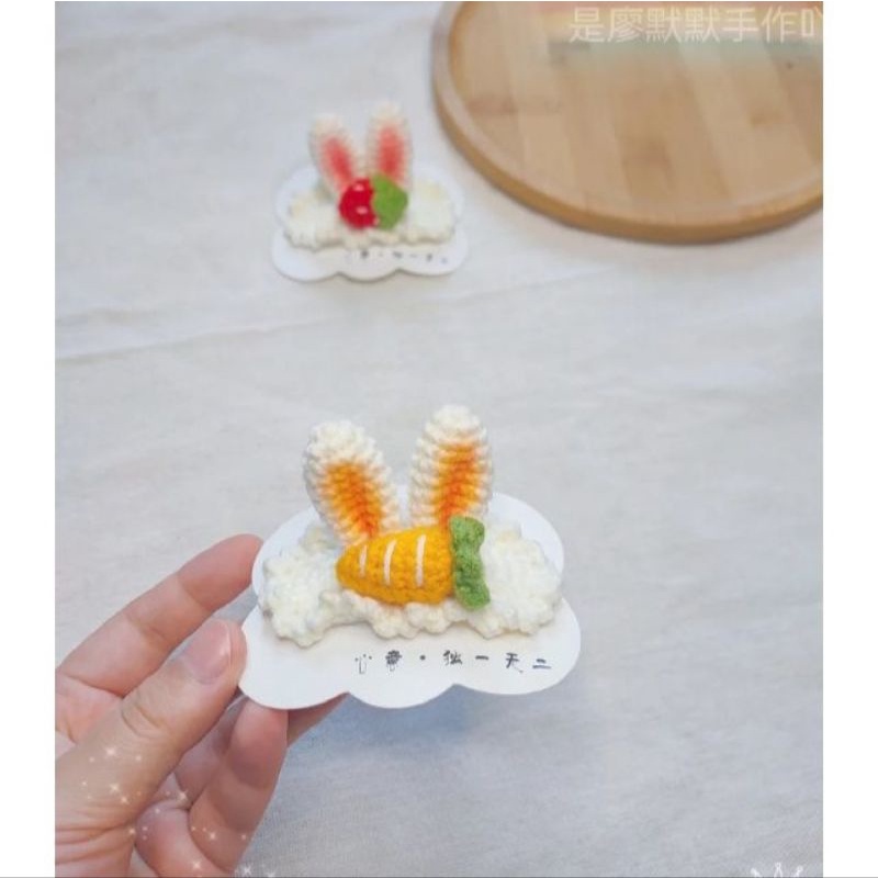 Kẹp tóc len tai thỏ dễ thương [SẢN PHẨM HANDMADE]