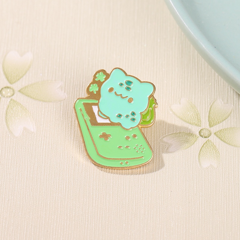 Ghim cài áo QIHE JEWELRY hình nhân vật hoạt hình Pokemon dễ thương