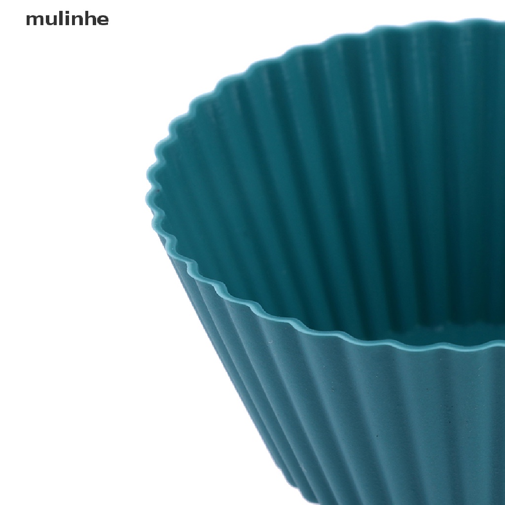 Set 12 Khuôn Silicon Làm Bánh Muffin Tái Sử Dụng Tiện Lợi vn
