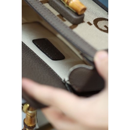 Túi xách nữ G.C Bamboo sz17cm hàng chuẩn super box nam châm xịn sò