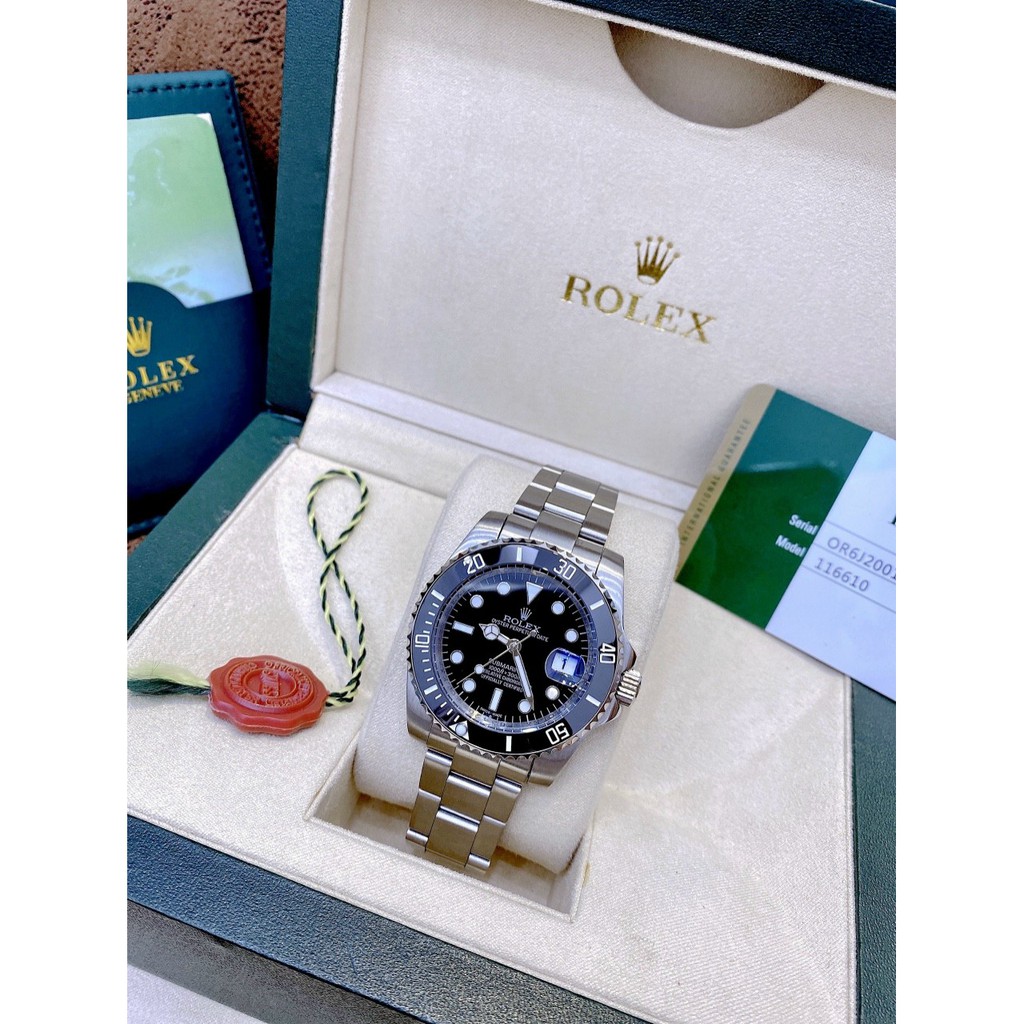 Đồng hồ nam chính hãng, đồng hồ đeo tay nam ROLEX full box, dây kim loại cao cấp, sang trọng, đẳng cấp cho phái mạnh