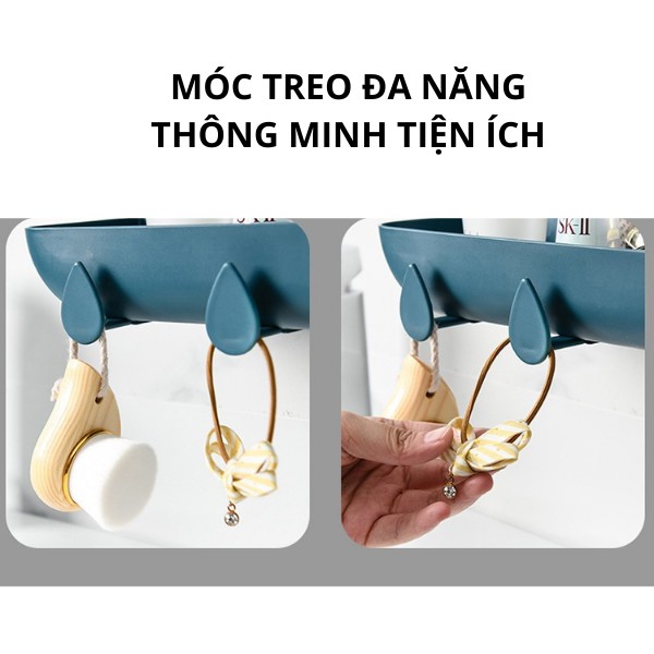 {HÀNG HOT GIÁ SỐC} Kệ nhưa treo nhà tắm/ phòng bếp/ phòng ngủ hình đám mây siêu cute thông minh giá cực rẻ