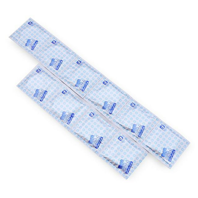 Bao Cao su  Gai siêu mỏng kéo dài  Okamoto Dot The cool  Hộp 10 Cái