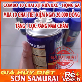 [TIẾT KIỆM 20K + QUÀ] COMBO 10 CHAI XỊT RỬA HỌNG GA - BÌNH XĂNG CON