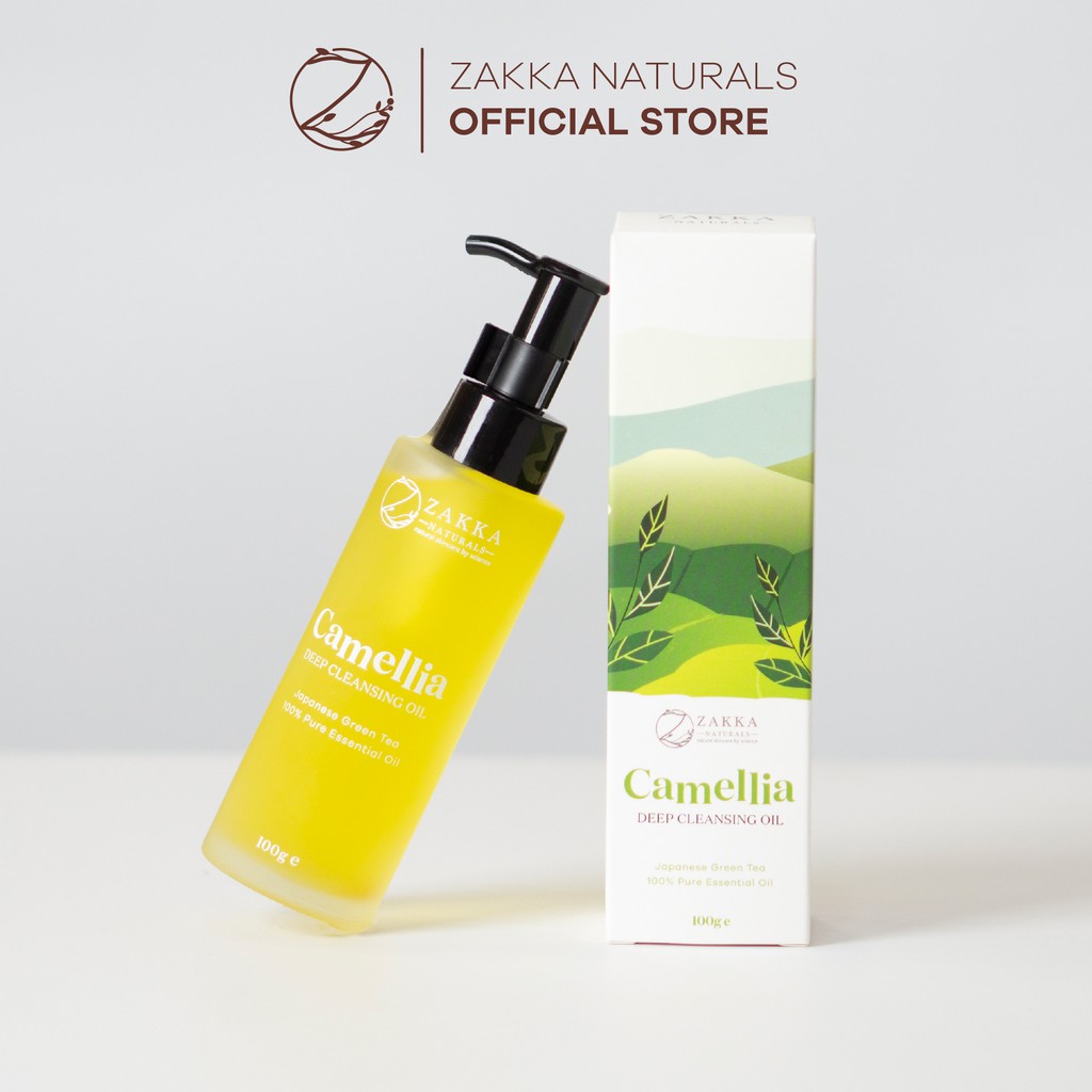 Dầu Tẩy Trang Zakka Naturals Làm Sạch Sâu, Dưỡng Ẩm, Chống Lão Hóa Camellia Deep Cleansing Oil 100g