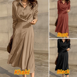 Đầm Maxi Tay Dài Thời Trang Cho Nữ