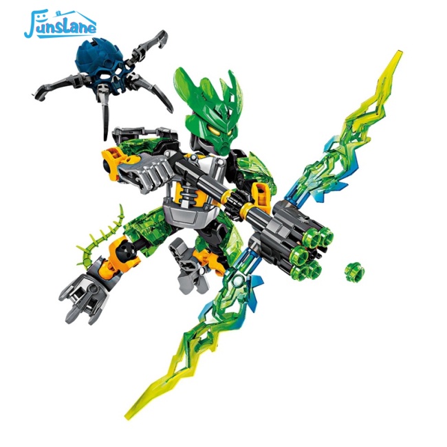 Mô Hình Khối Xây Dựng Băng Bionicle Stone Fire Mata Nui Toa Cỡ Lớn