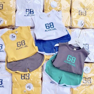 Bộ ba lỗ cho bé trai, bé gái 👉🏻 loại 1 👈🏻chất cotton mát lịm, size 8-21kg