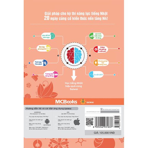 Sách - Giải Pháp Cho Kỳ Thi Năng Lực Tiếng Nhật - 20 Ngày Củng Cố Kiến Thức Nền Tảng N4  - MCB