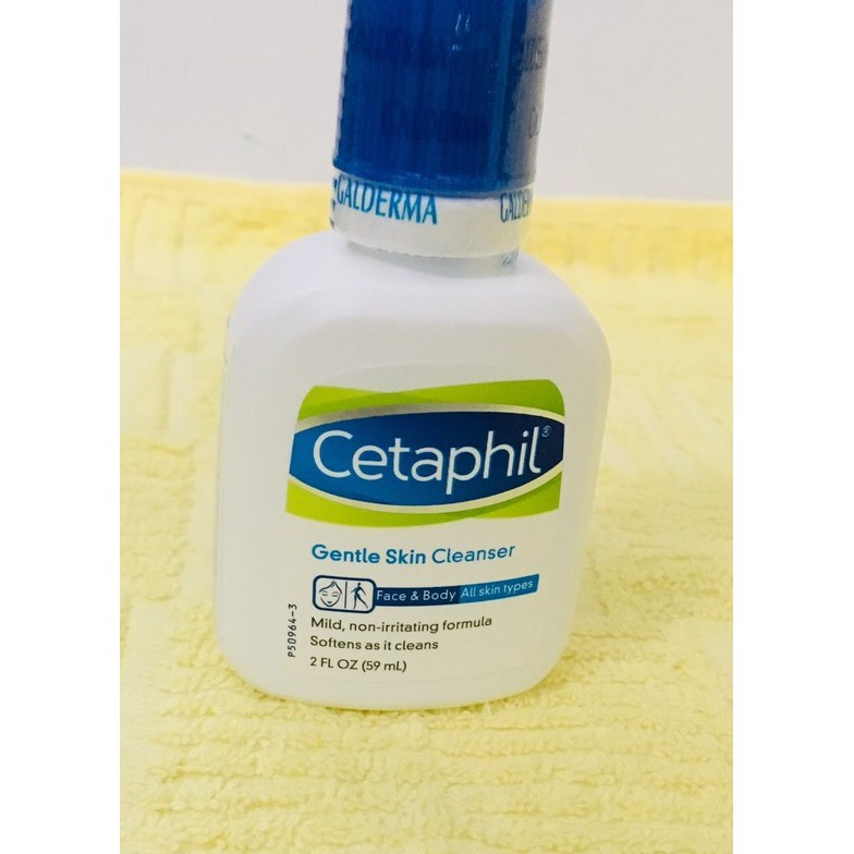 Sữa rửa mặt Cetaphil Gentle Skin Cleanser 59ml dịu nhẹ cho mọi loại da (Chính hãng, date 2023)