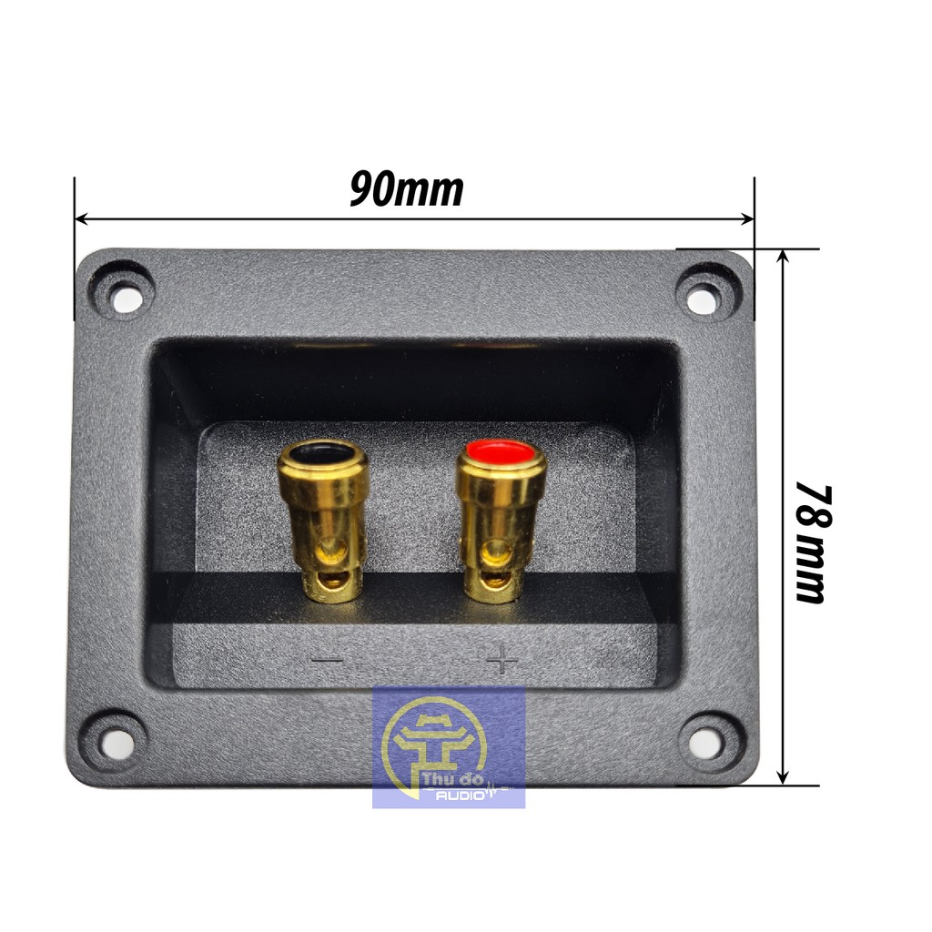 01 cái trạm loa dạng nhấn hình tròn, hình chữ nhật, hậu loa, cọc loa