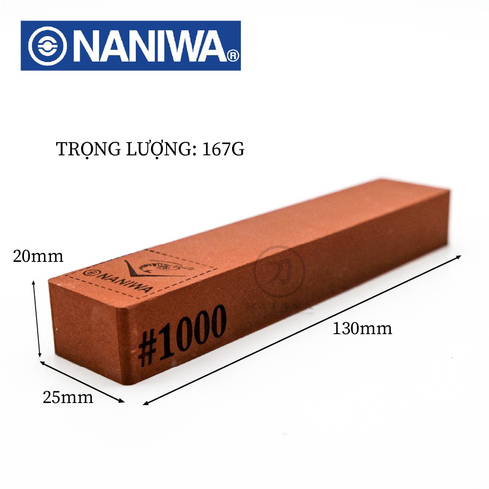 Đá mài trung Naniwa Nhật Bản #1000 (cỡ nhỏ) - NAC 1000