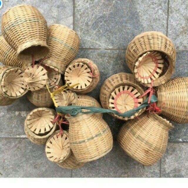 Giỏ trang trí decor giỏ cua giỏ cá