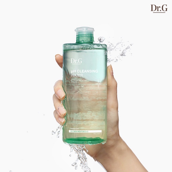 Nước Tẩy Trang Làm Sạch Sâu, Giữ Ẩm Da và Cân Bằng Độ pH Dr.G pH Cleansing Water 490ml