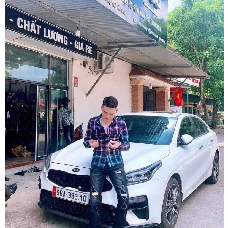 Áo sơ mi nam bbr dài tay loang màu rách gấu kẻ sọc caro nhiều màu , chất liệu cotton không phai màu