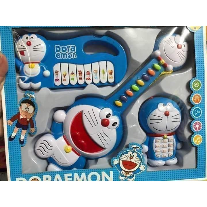 Đàn Doraemon Hello Kitty 3 in1