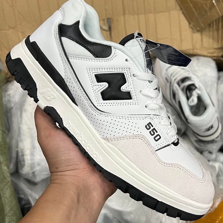 Giày New.Balance 550 ‘White Green’, giày thể thao nam nữ, chuẩn hàng SC chuẩn 11 dễ phối đồ cho mọi lứa tuổi