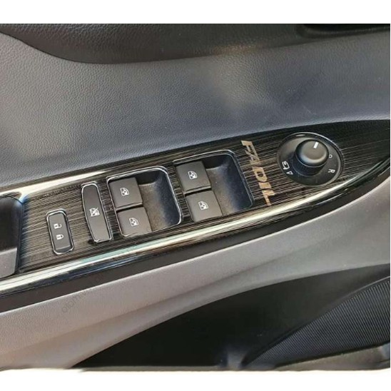 Ốp nội thất xe Vinfast Fadil 2019-2023, bộ 5 chi tiết Titan cao cấp