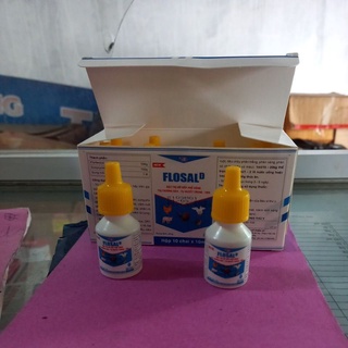 Flosal D 10ml đặc trị hô hấp phổ rộng, trị thương hàn, tụ huyết trùng, crd cho gà đá