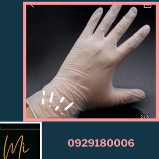 Hộp bao tay , găng tay PVC KHÔNG BỘT chuyên dụng làm bánh , 100 chiếc