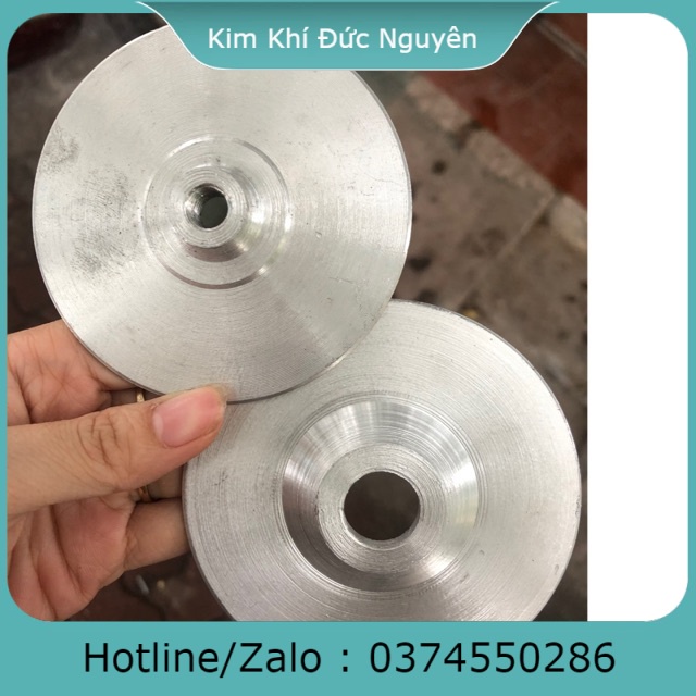 Bát nhôm đánh bóng 100mm - Đế nhôm KIM KHÍ ĐỨC NGUYÊN