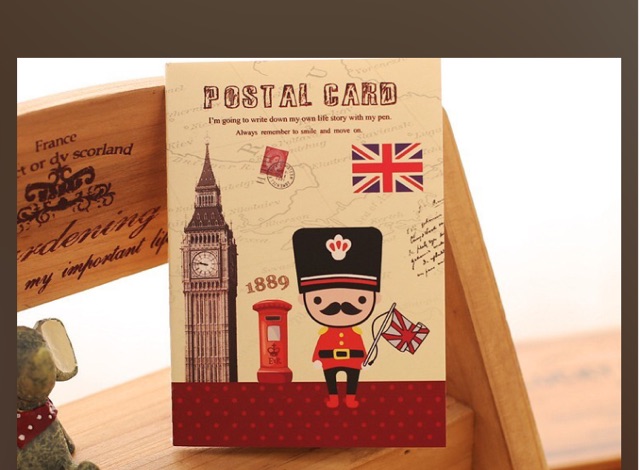 Sổ mini Postal Card