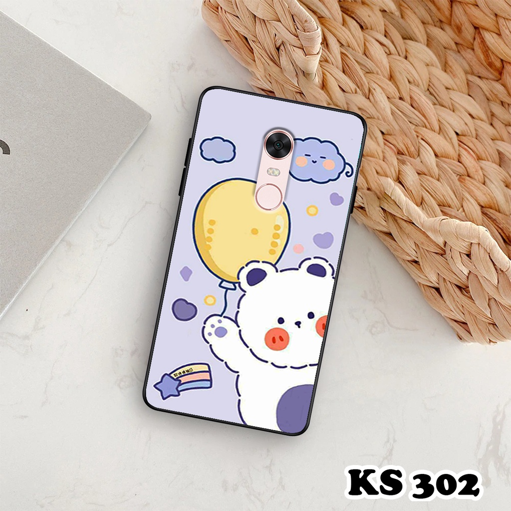Ốp lưng Xiaomi Redmi Note 3 - Xiaomi Redmi Note 4 - Xiaomi Redmi Note 4X - Ốp in hình gấu &amp; thỏ đang yêu