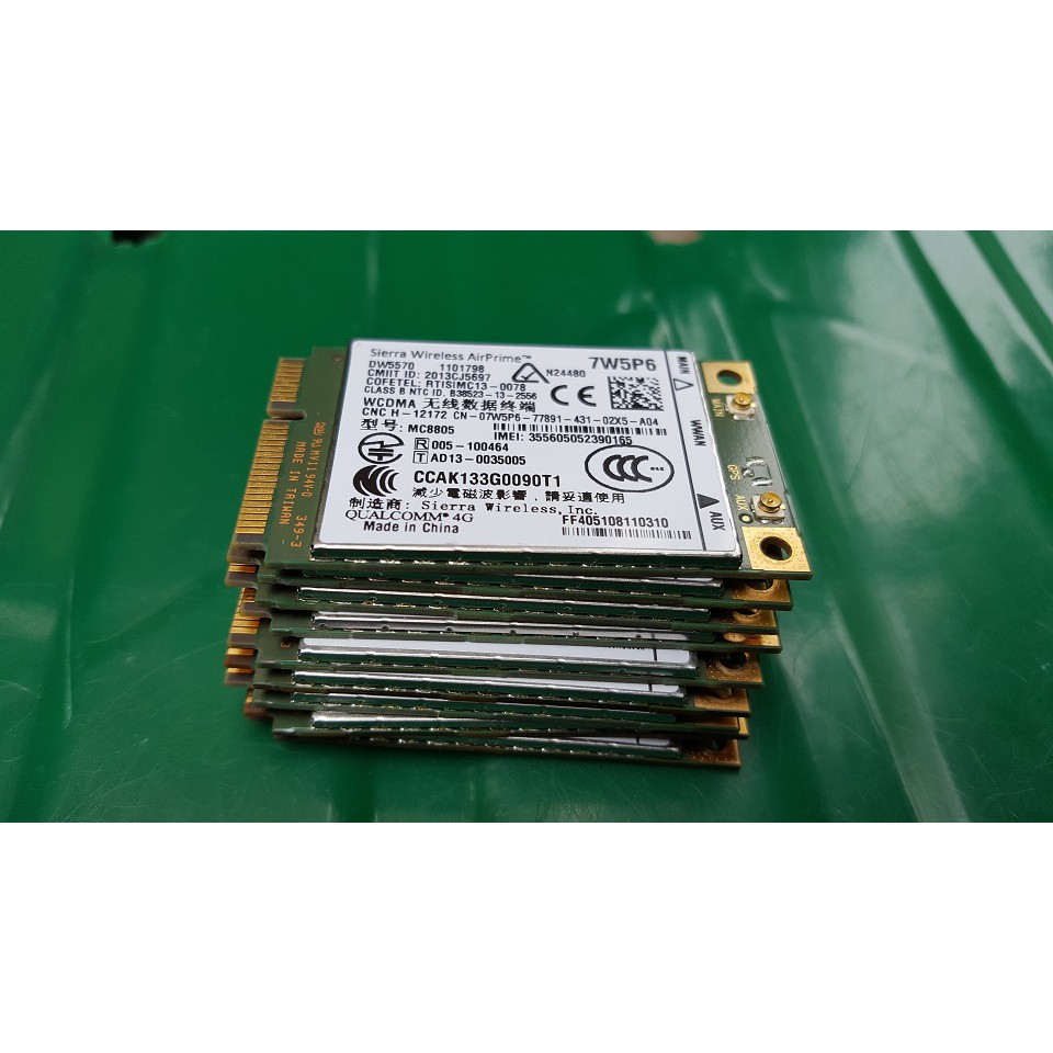 Cần bán card wwan 3G Dell DW5570 dùng cho laptop Dell E6440,E7440,M4800,M6800,E6540,E7240