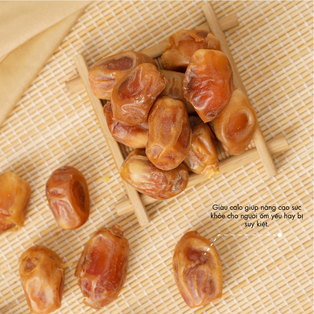 Chà là Ai Cập sấy dẻo không đường ăn vặt mẹ bầu/ ăn vặt ăn kiêng/ ăn vặt  healthy lành mạnh/ ăn vặt giảm cân - Hoa quả sấy khô | SoSánhGiá.vn