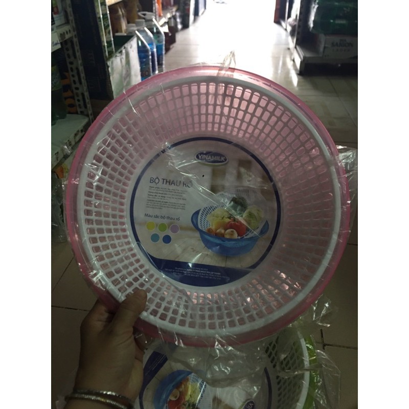 Bộ thau rổ khuyến mãi 30x30cm