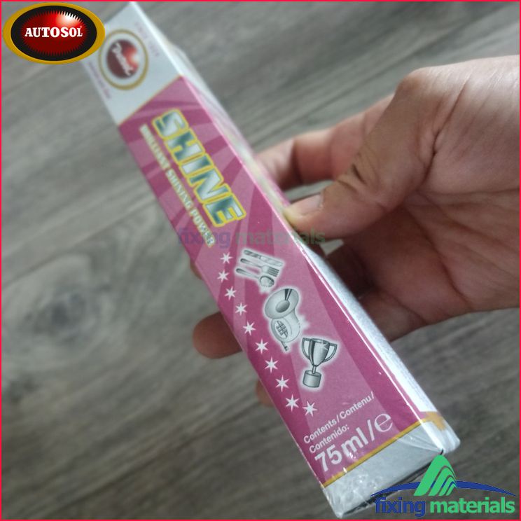 KEM ĐÁNH BÓNG ĐÔ CHẾ BIẾN THỰC PHẨM: CROM, KIM LOẠI VÀ NHỰA DUR'SOL(AUTOSOL) SHINE - 75ML (SX ĐỨC)