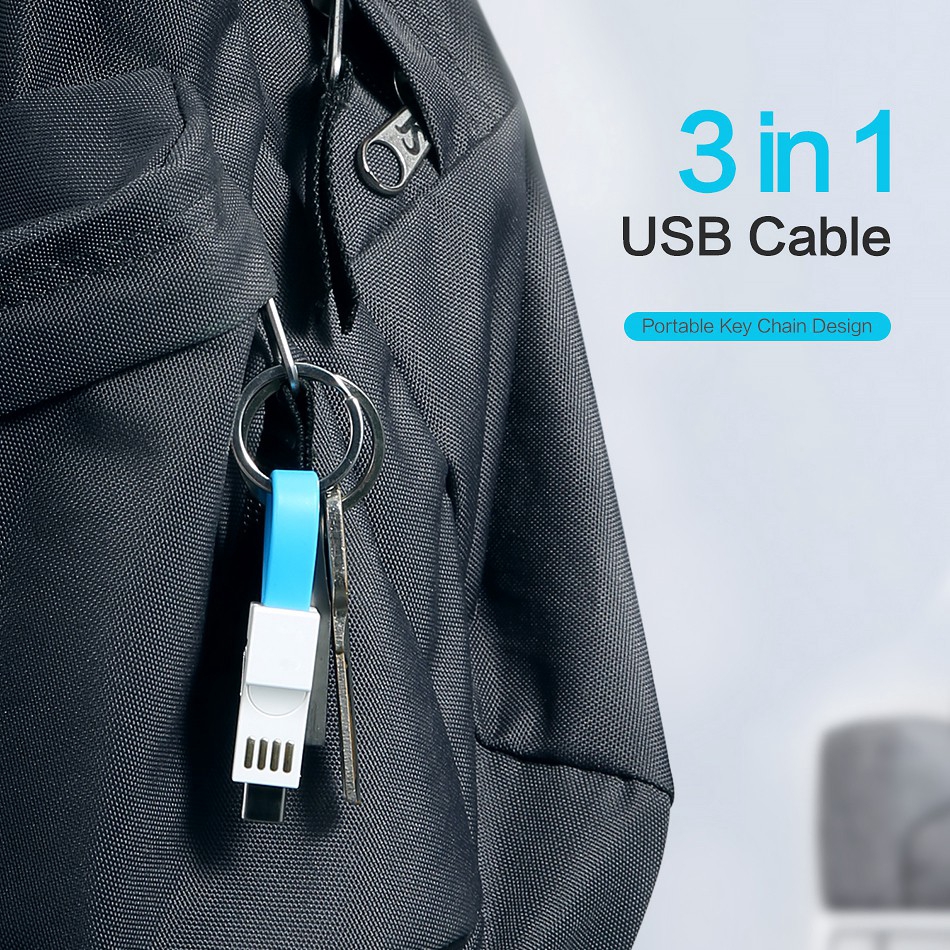 Dây Cáp Sạc Nam Châm 3 Trong 1 Cho Ip