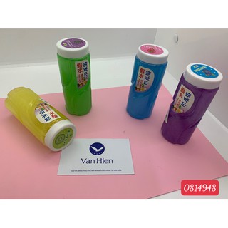 Slime nhũ hộp dài hình chai nước hoa quả nhiều màu sắc