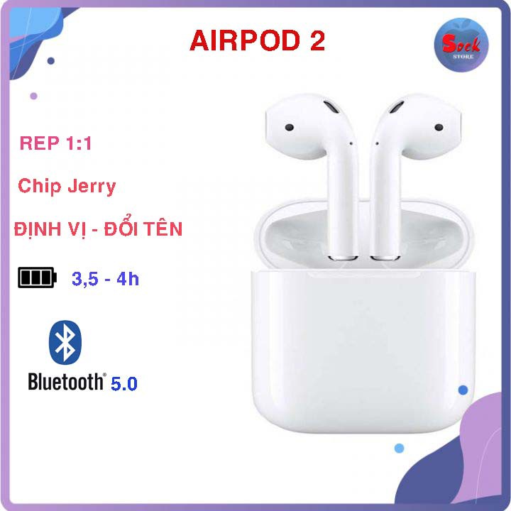 Tai nghe nhét tai Bluetooth không dây Định Vị Đổi Tên cảm biến 1 chạm tặng kèm CASE bảo hành 12 tháng | BigBuy360 - bigbuy360.vn