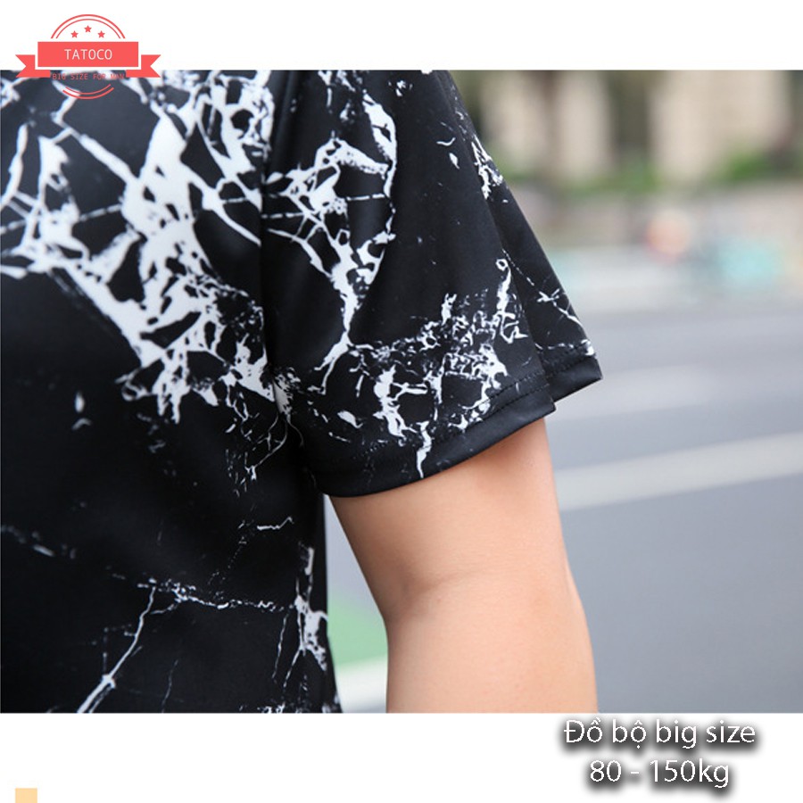 Đồ bộ big size nam hoa tiết trẻ trung - phong cách (size 80 -140kg ) hàng nhập loại 1 . | BigBuy360 - bigbuy360.vn