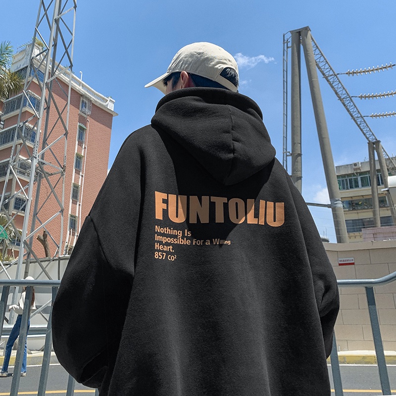 Áo hoodie tay dài thiết kế trẻ trung năng động cho nam