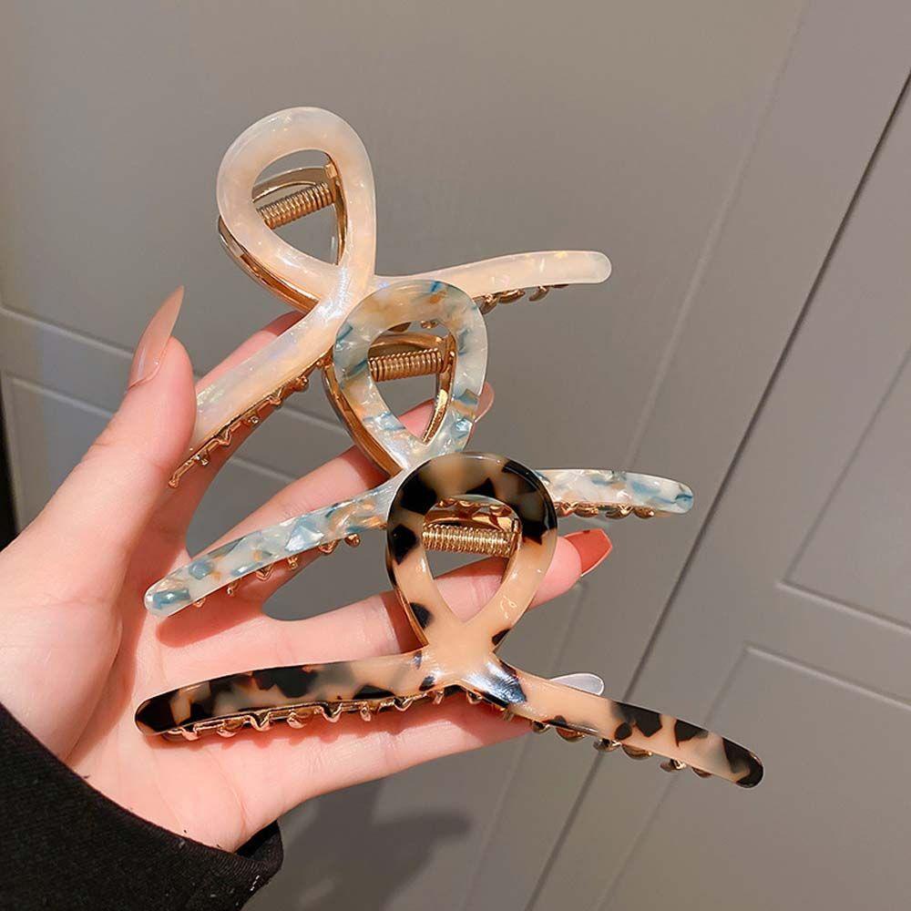 TWINKLE Kẹp Tóc Trang Trí Màu Sắc Ngọt Ngào Bằng Nhựa Acrylic Cho Nữ