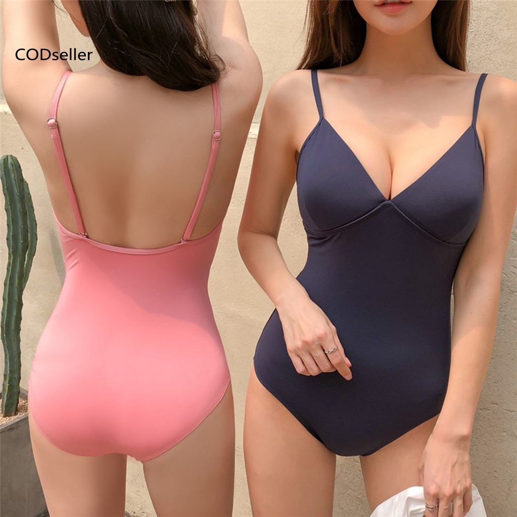 Bộ Đồ Bơi Bikini Hở Lưng Bằng Polyetster Mềm Mại Cho Nữ | BigBuy360 - bigbuy360.vn